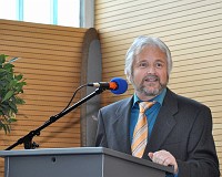 Obmann des Lehrlingswettbewerbs 2010
Peter Jaun führte mit Witz durch den spannenden Abend